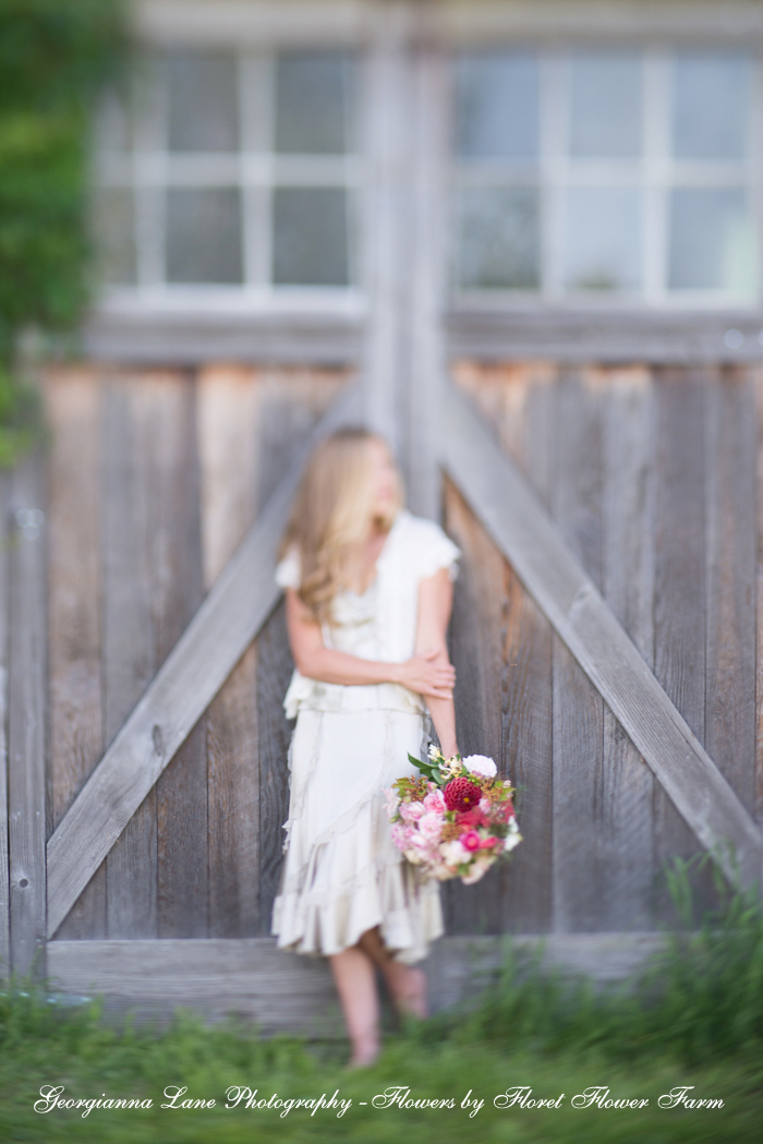 Photo by Georgianna Lane, Flowers by Floret Flower Farm