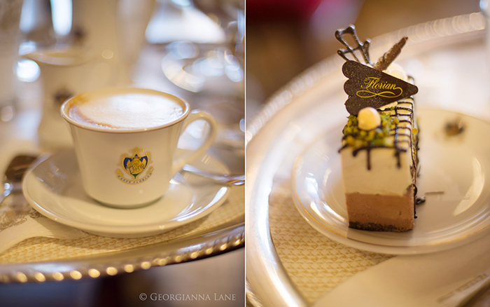 Coffee and cake, Caffe Florian, Venice 