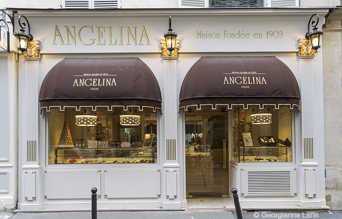 Visit Angelina's new shop location on Rue du Bac.