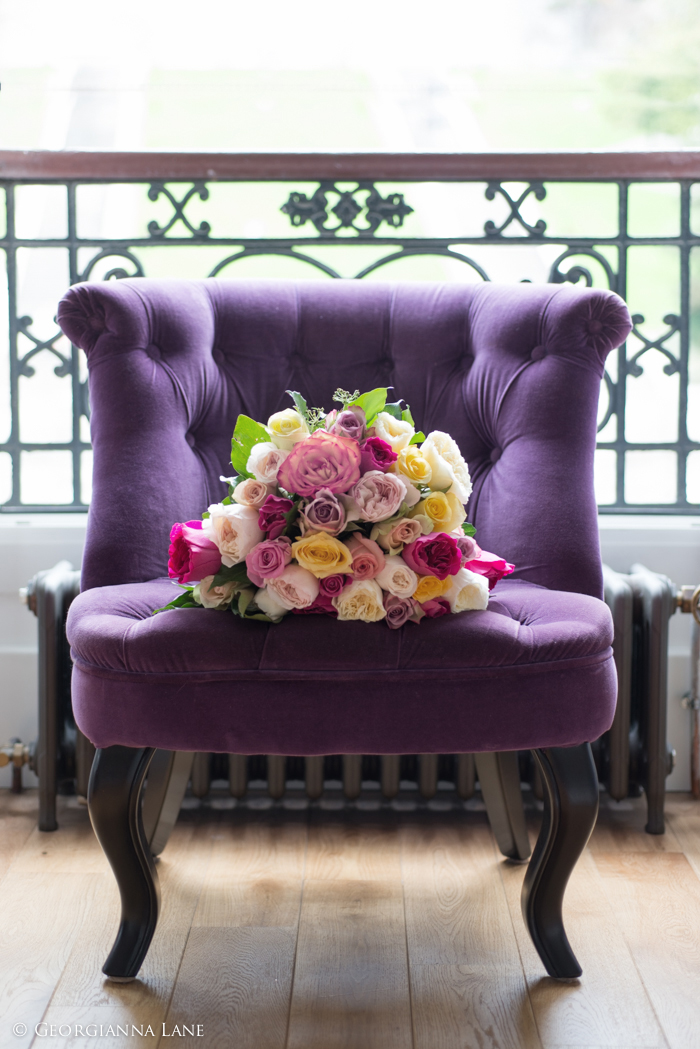 Bouquet of English Roses in Paris by Georgianna Lane