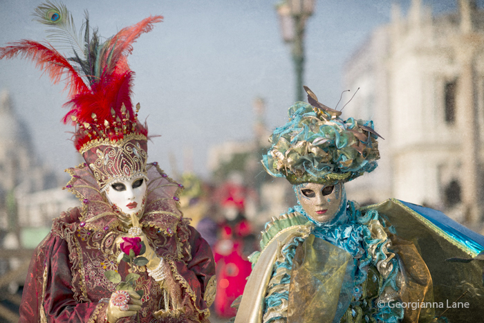Carnival Costume, Venice, Italy, by Georgianna Lane