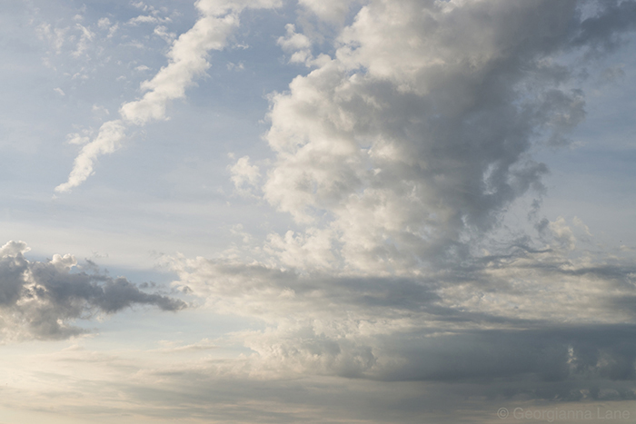 Clouds over Anvers by Georgianna Lane