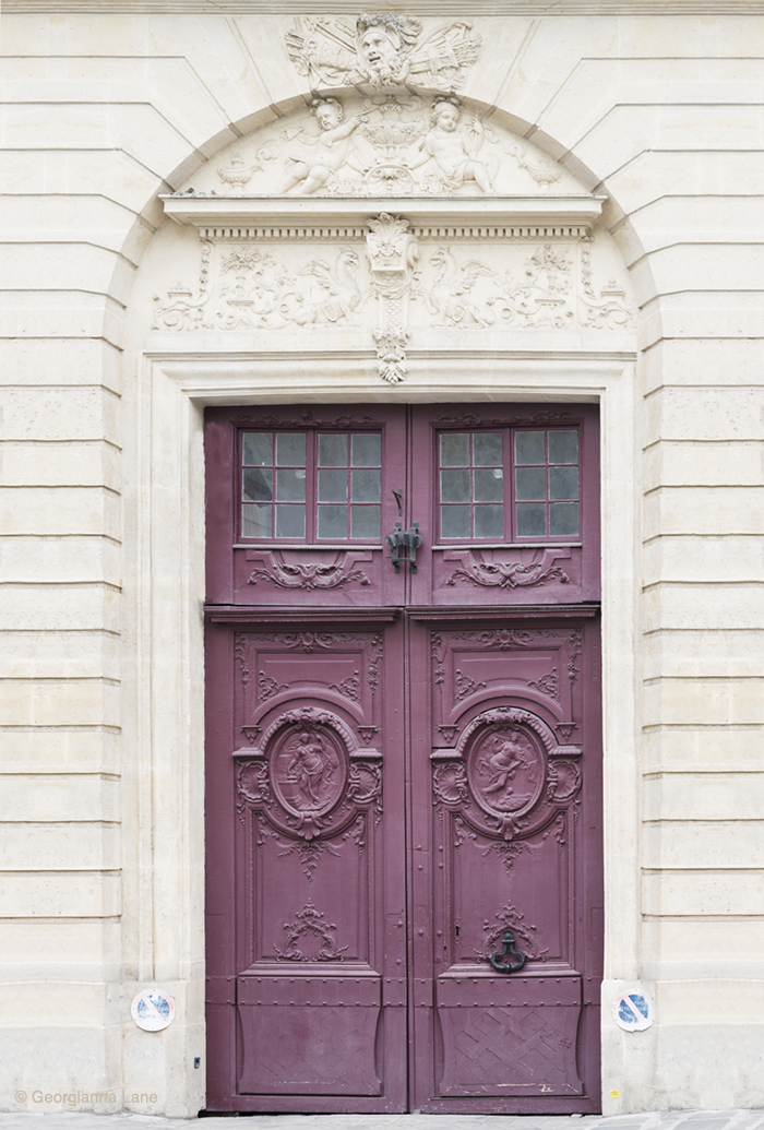 Orchid Door, Paris, by Georgianna Lane