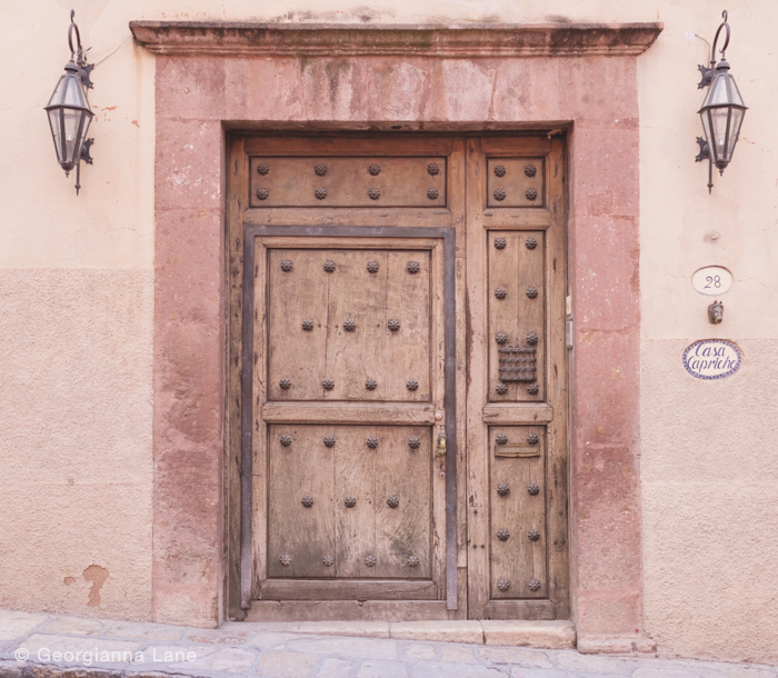 Door, San Miguel de Allende, Mexico, by Georgianna Lane