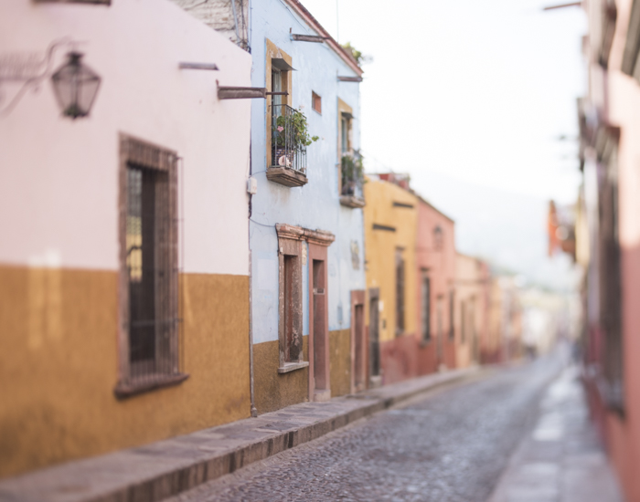 Street in San Miguel Mexico