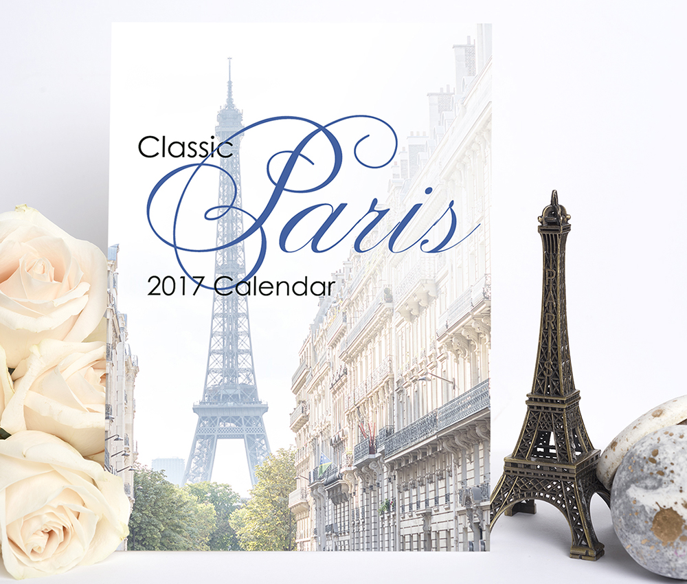 2017 Paris Calendar by Georgianna Lane