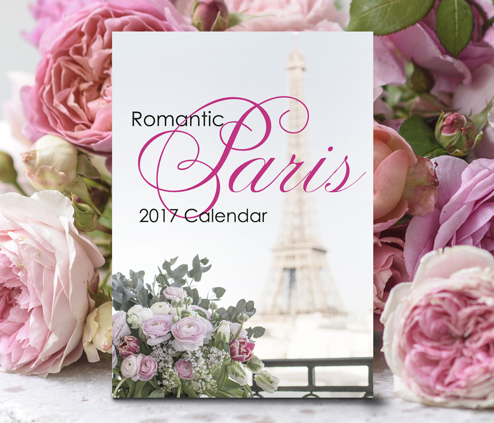 2017 Paris Calendar by Georgianna Lane