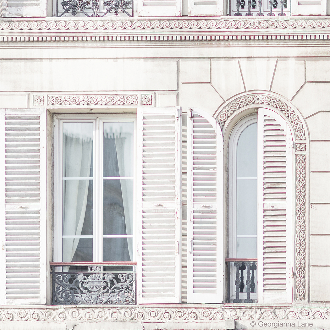 Winter Windows, Paris by Georgianna Lane