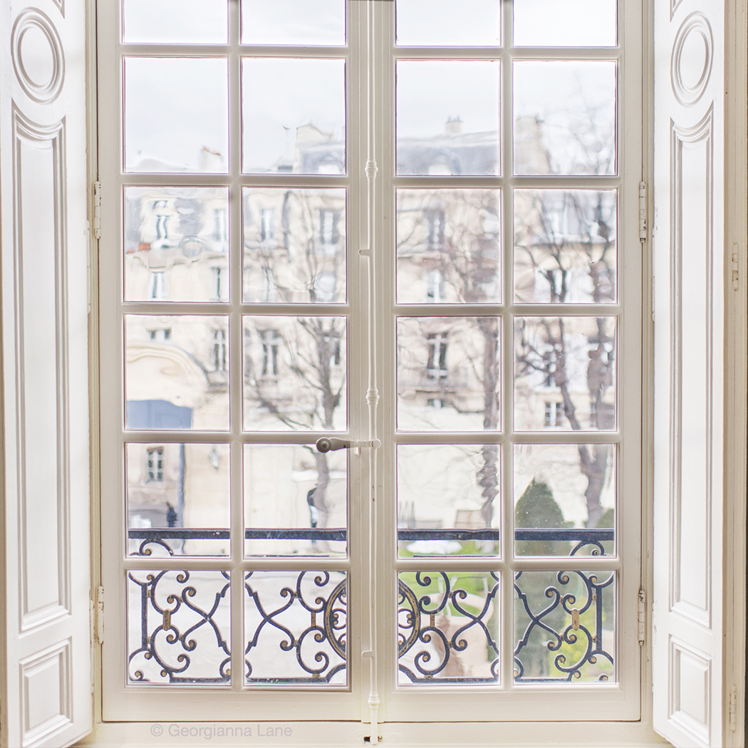 Winter Windows, Paris by Georgianna Lane
