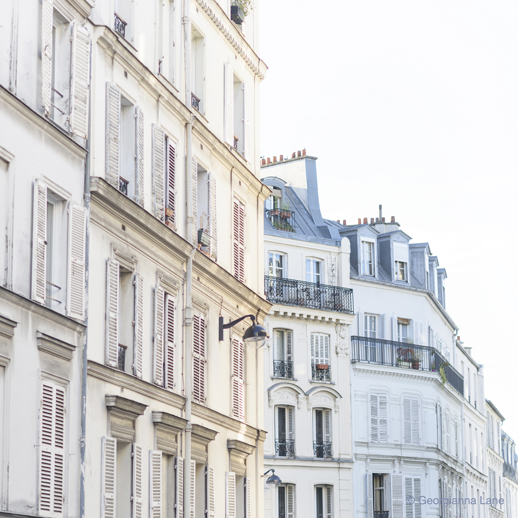 Winter Windows, Paris by Georgianna Lane