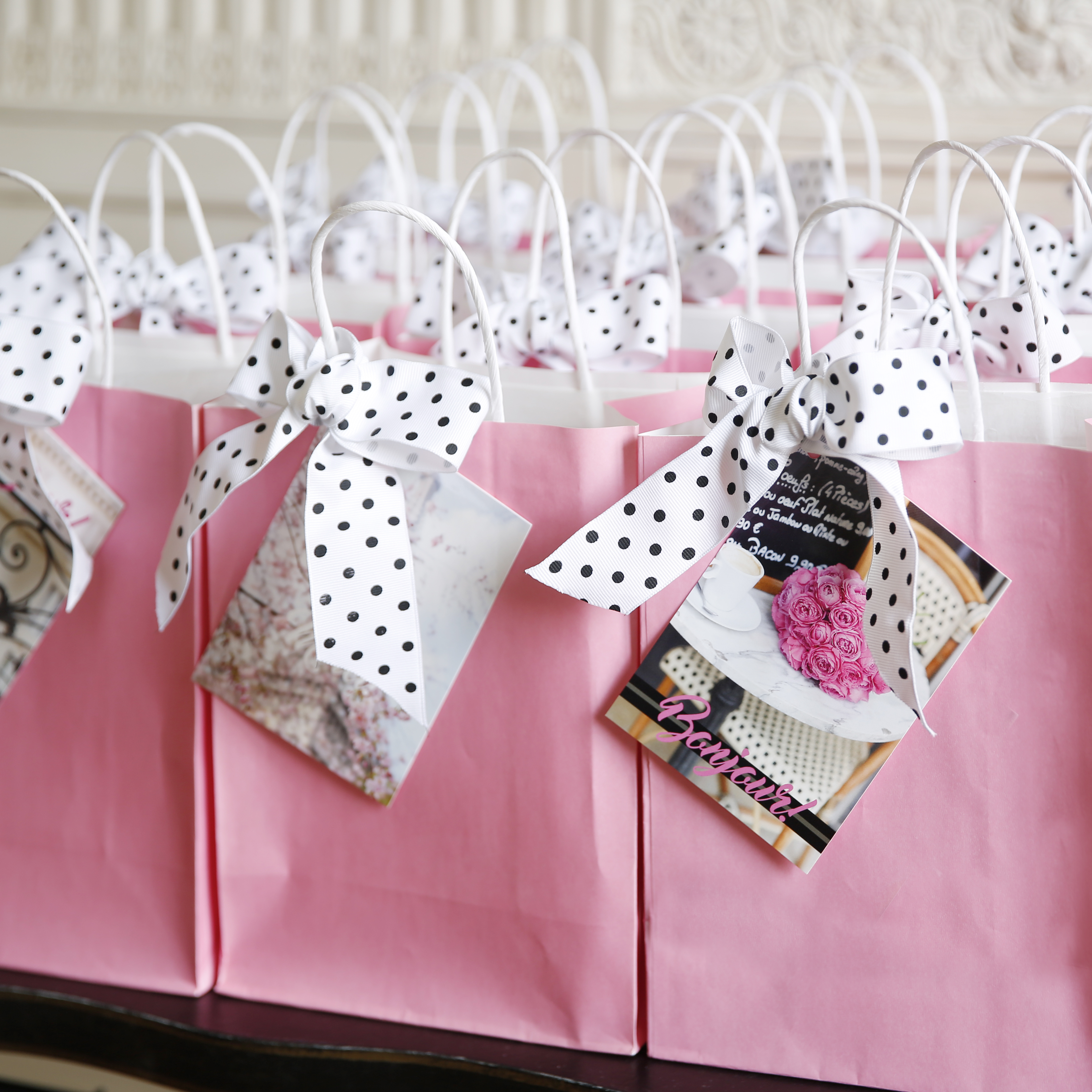 Gift bags Paris in Bloom Launch Event