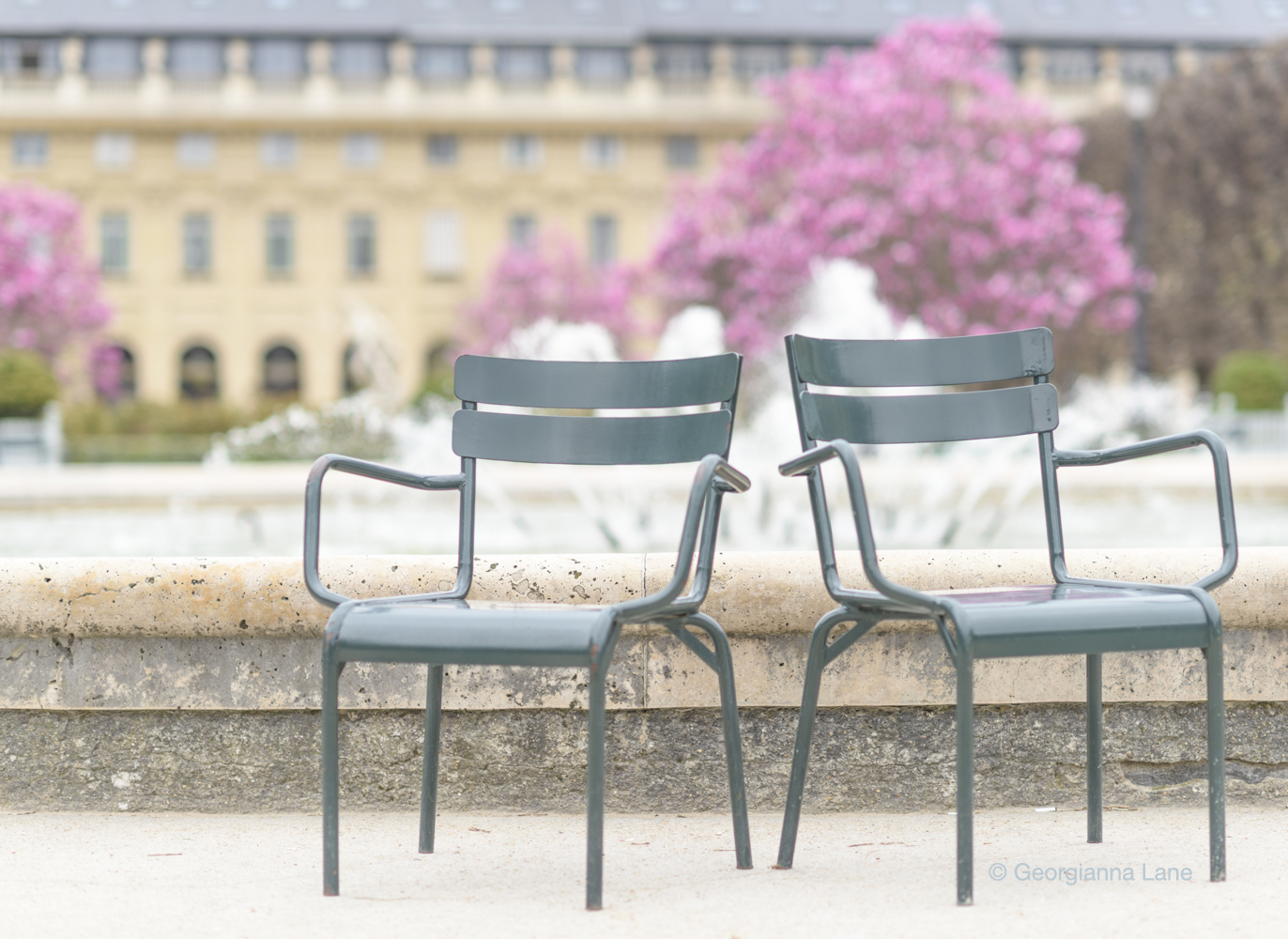 Palais Royal in spring by Georgianna Lane