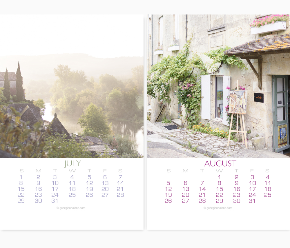 2018 French Country Calendar by Georgianna Lane