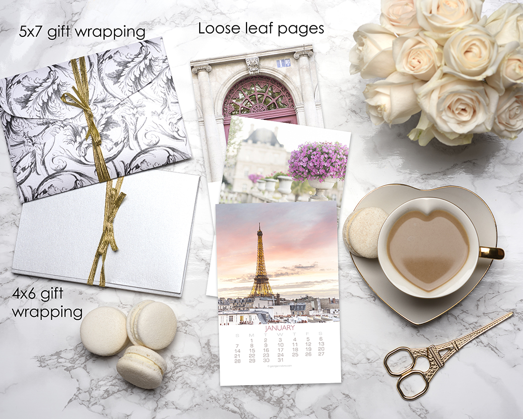 2018 Paris Calendar by Georgianna Lane