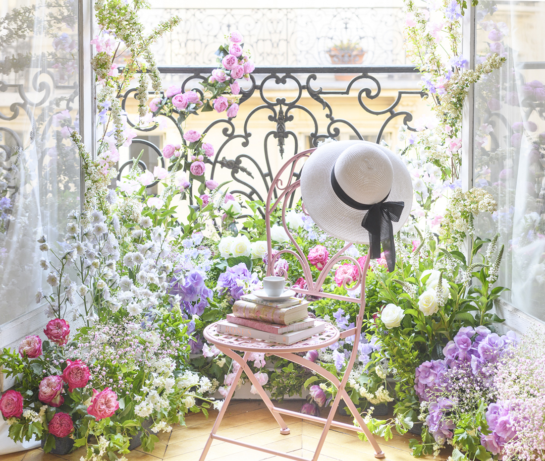 Parisian Apartment Floral Fantasy