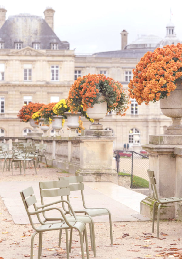 Autumn in Luxembourg Gardens, Paris