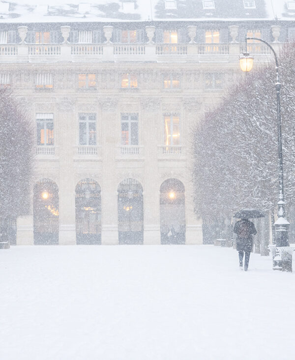Snow in Paris
